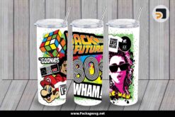 80s Back to The Future Sublimation PNG