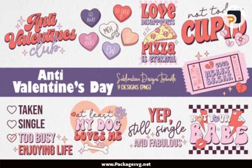 Anti Valentines Day Sublimation Bundle