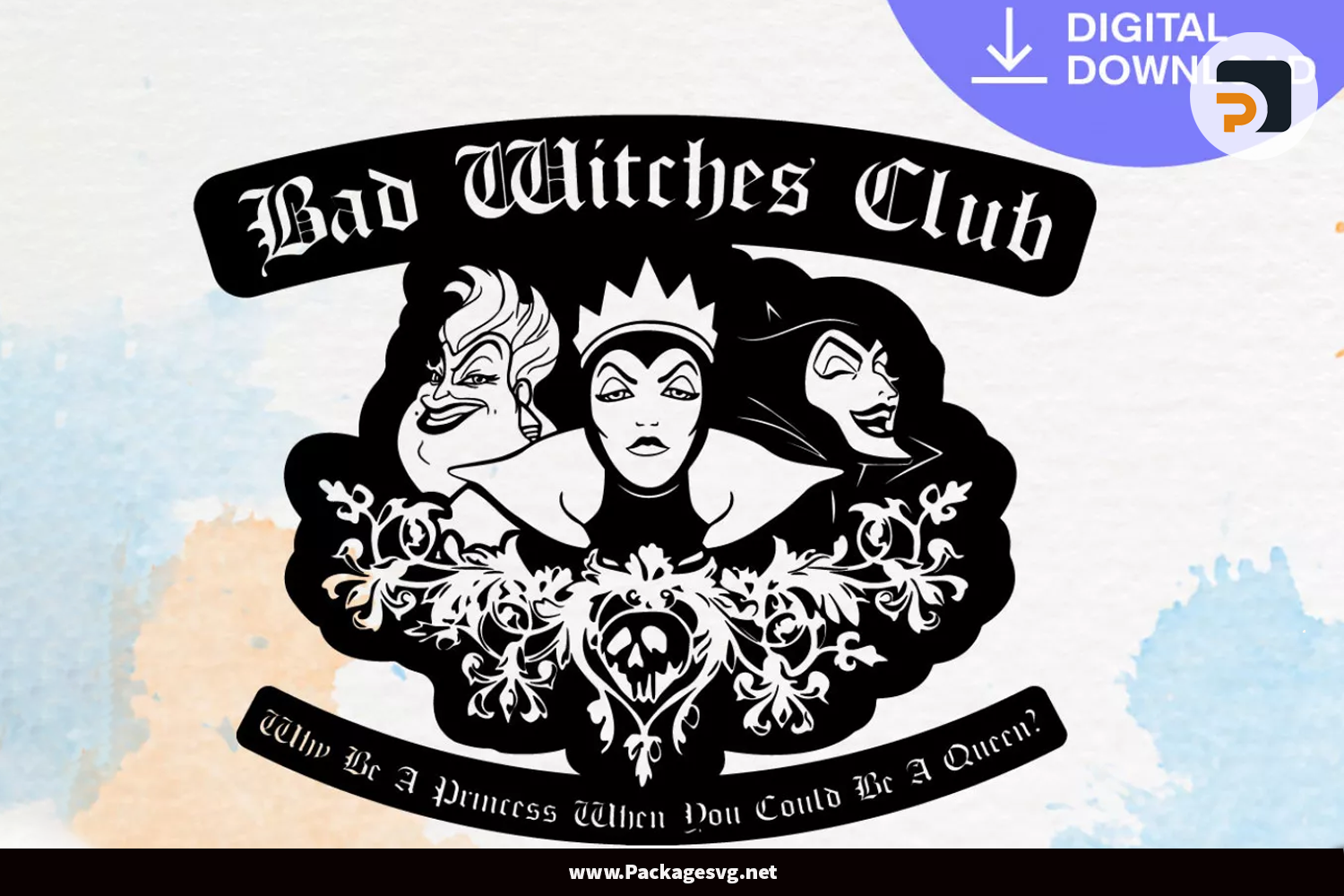 Bad Witches Disney Club SVG PNG EPS DXF PDF