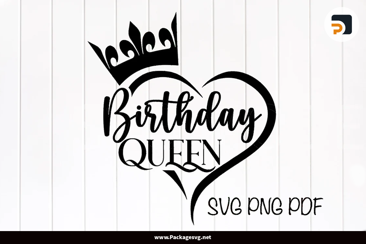 Birthday Queen SVG PNG PDF