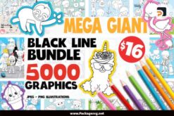 Black Lines Mega Bundle