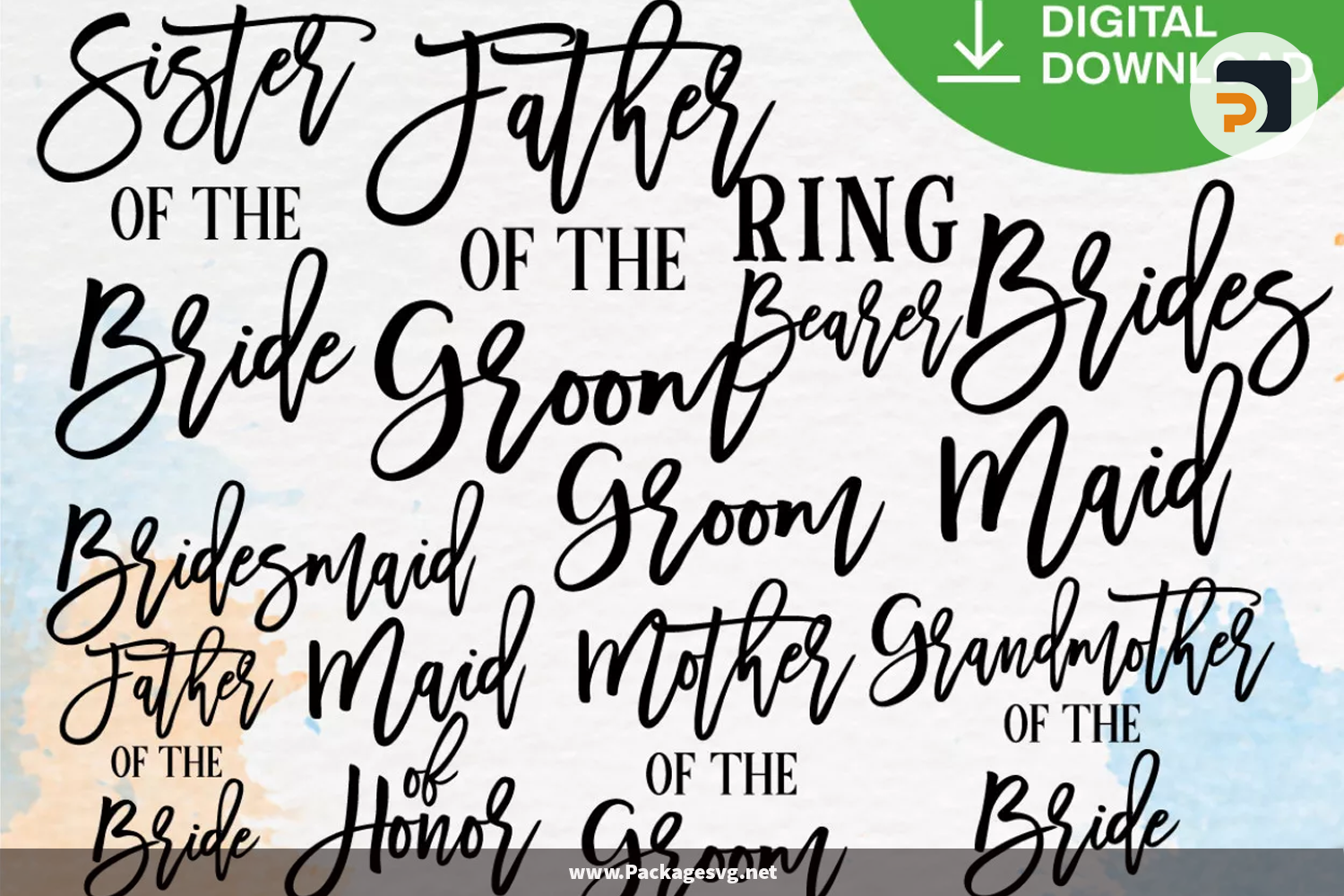 Bridal Party SVG Bundle