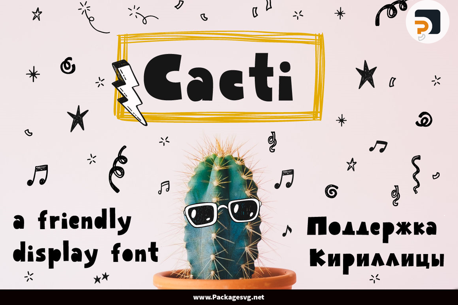Cacti Display Font