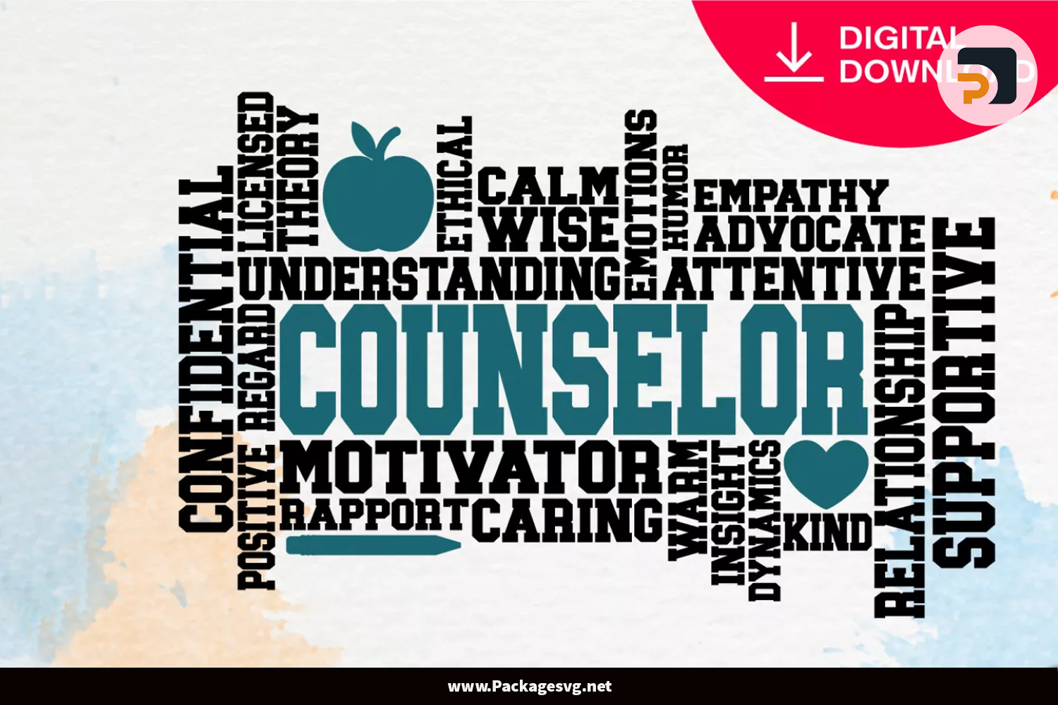 Counselor SVG PNG DXF EPS