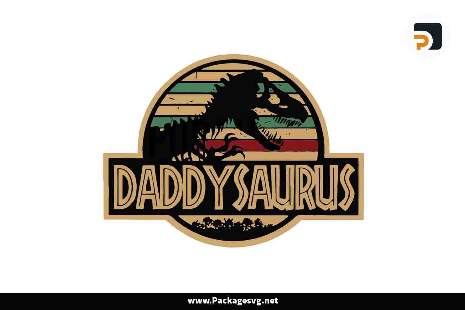 Daddy Saurus SVG