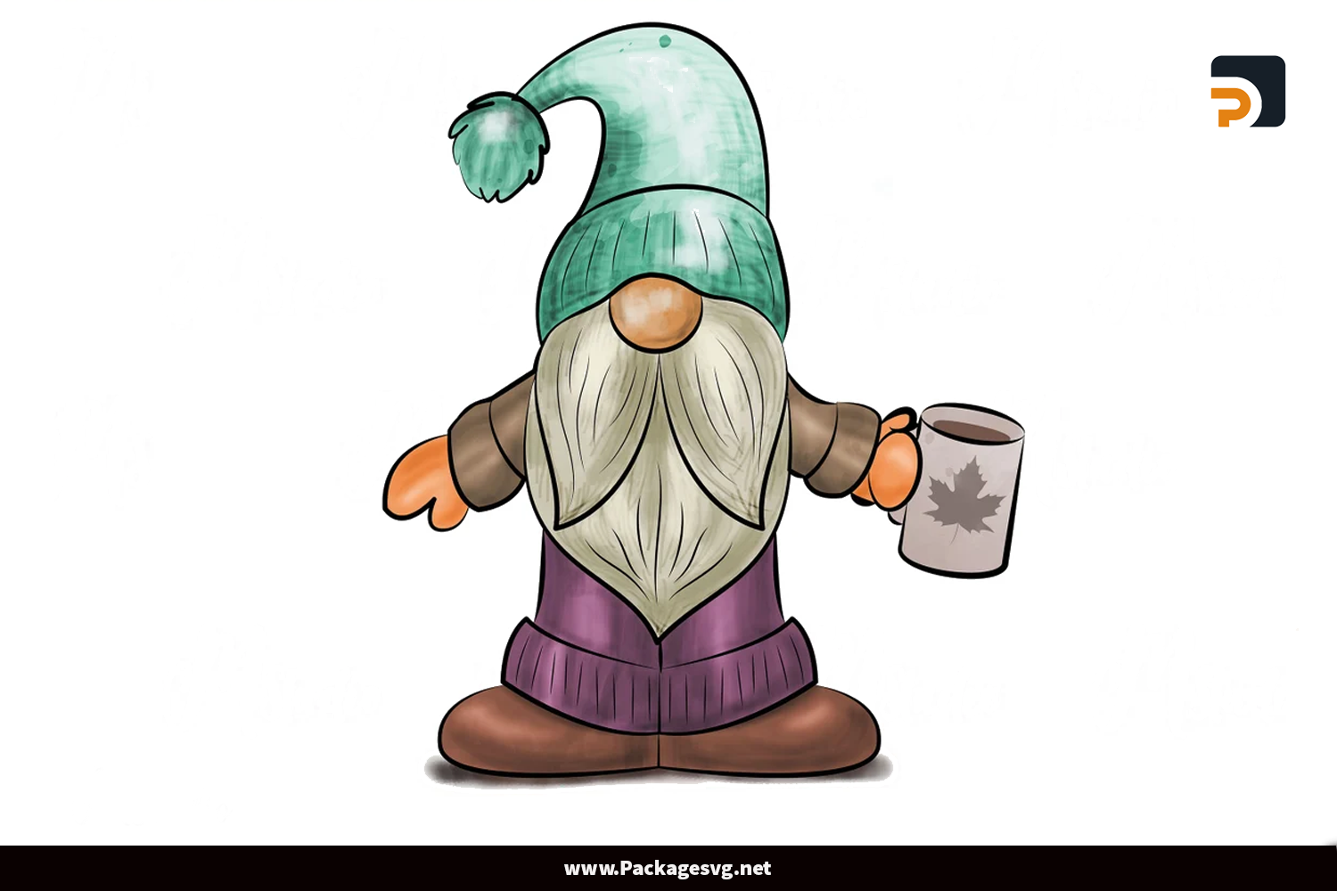 Fall gnome Sublimation PNG