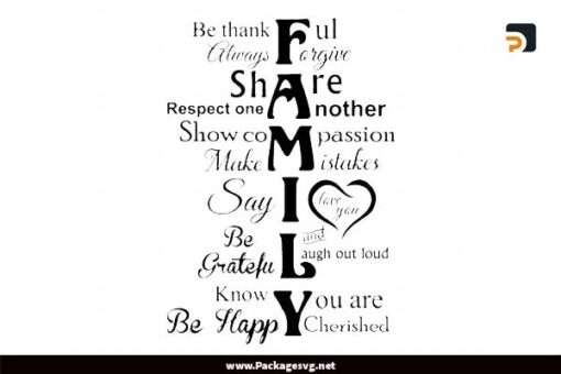 Family Rules SVG