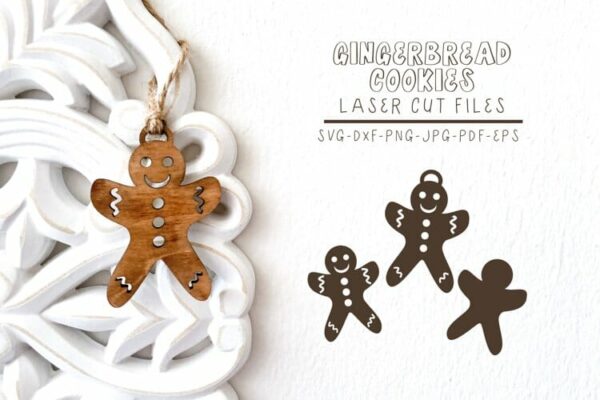 Gingerbread cookies SVG