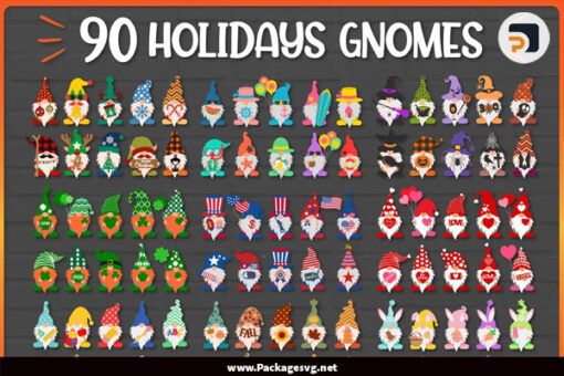 Gnomes Bundle SVG