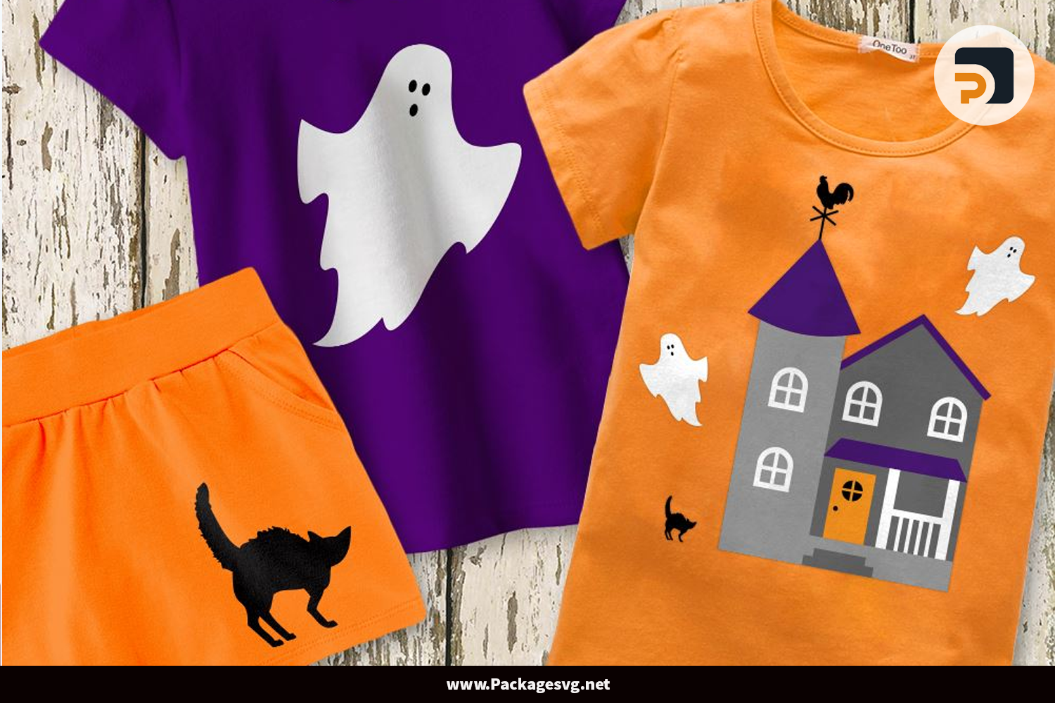 Halloween Haunted House SVG PNG DXF