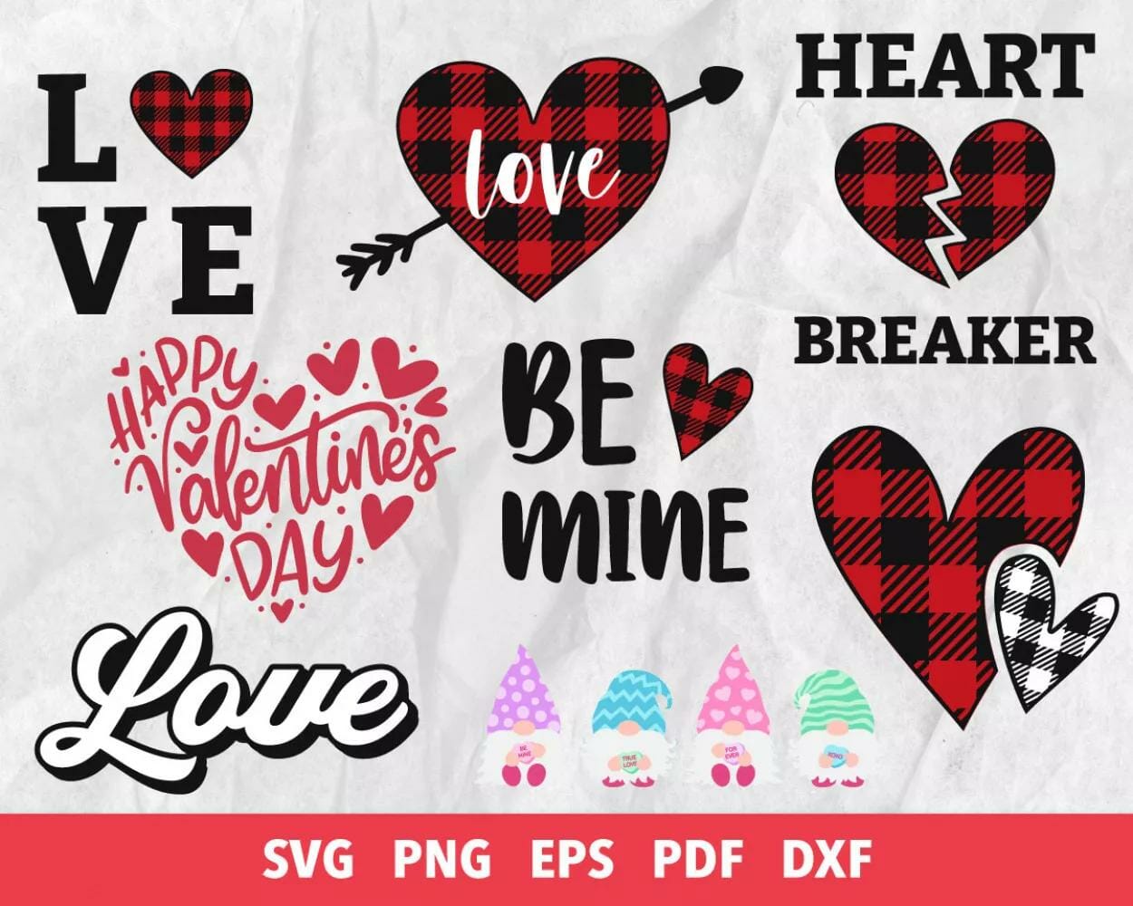 100+ Designs Lover SVG PNG EPS DXF PDF Digital Download||||||