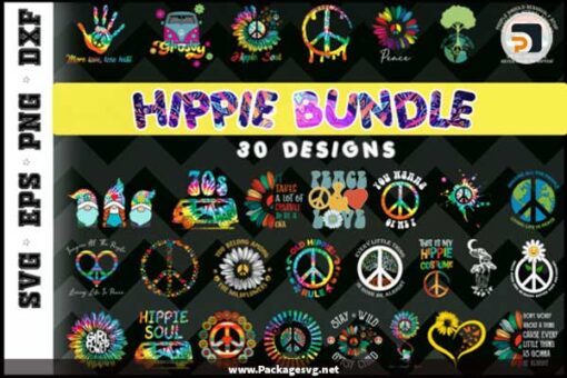Hippie Bundle SVG
