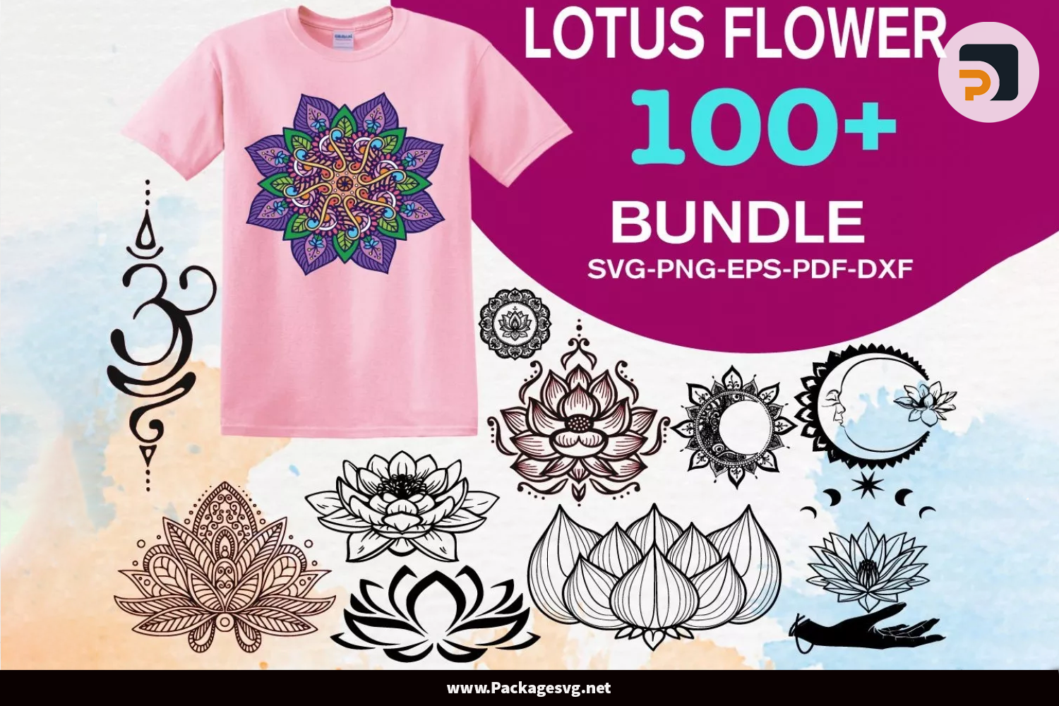 Lotus Flower SVG Bundle