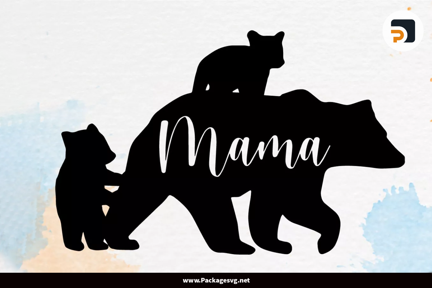 Mama Bear SVG PNG EPS DXF PDF JPG AI