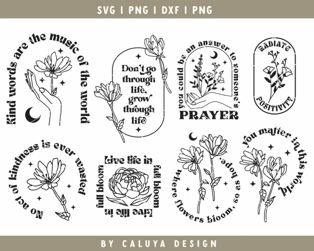 20 Designs Flower Printable on Shirt||||