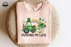 St.Patricks Day Sublimation Design Digital Download LC4I19LU|Pushing My Luck PNG
