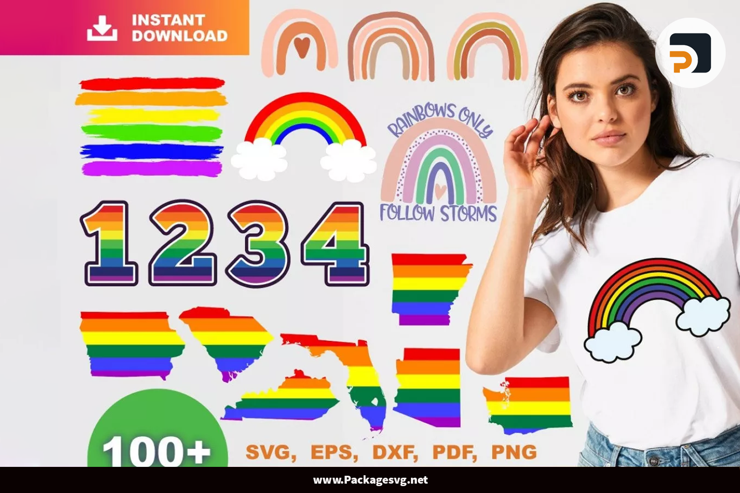 Rainbow SVG Bundle