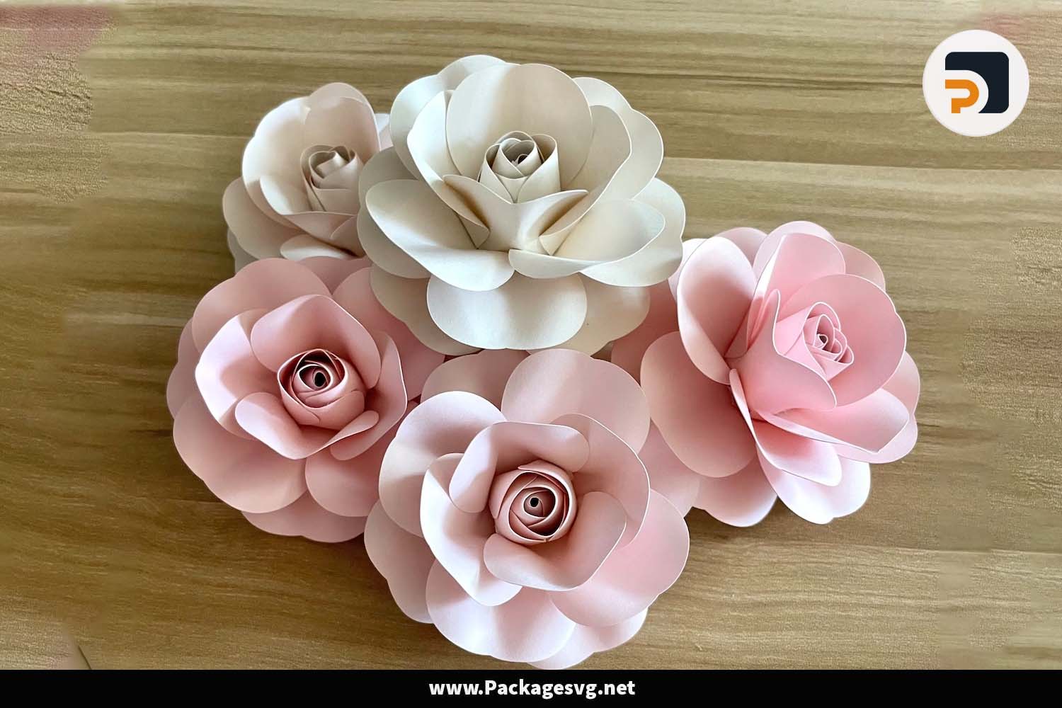 Rose Paper Flower Templates