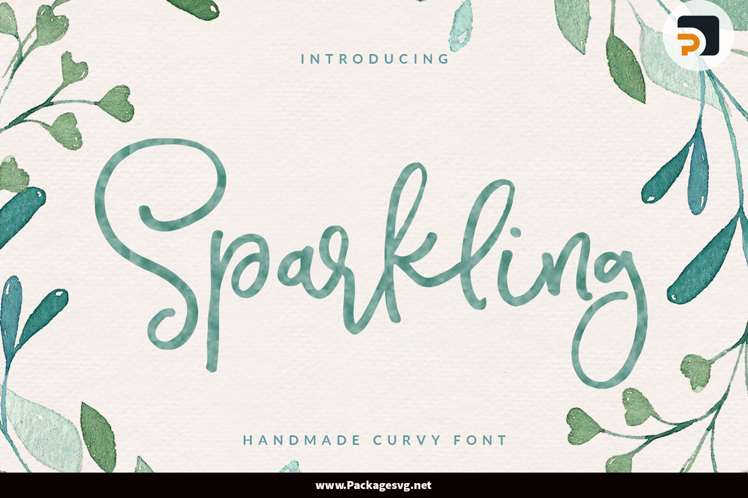 Sparkling Handmade Curvy Font