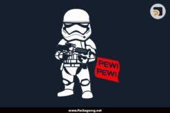 Stormtrooper pew pew SVG