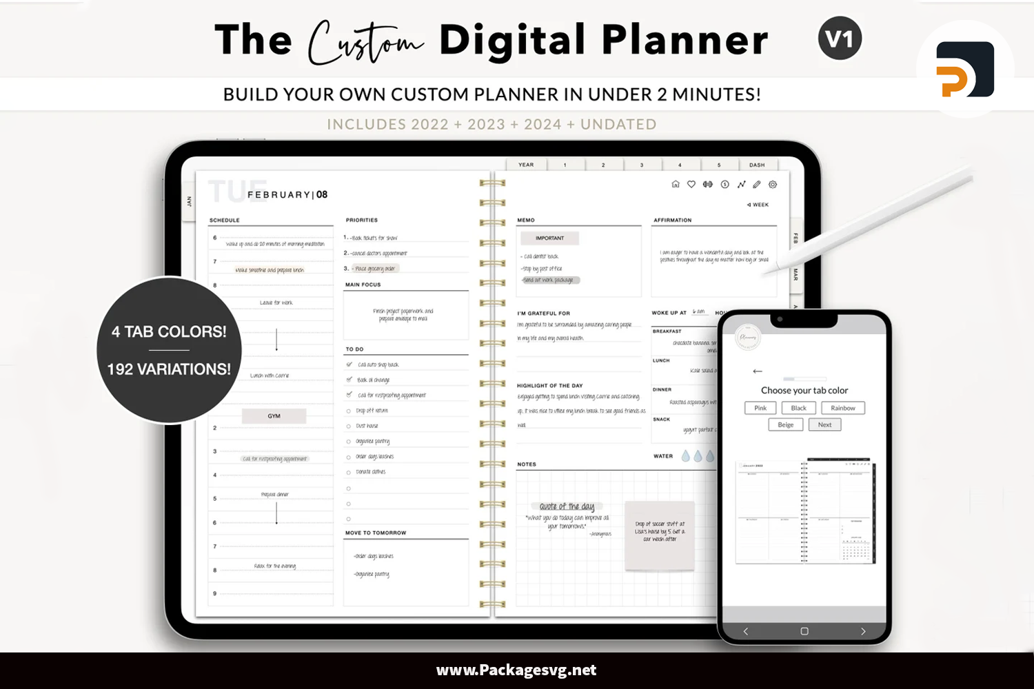 The Custom Digital Planner