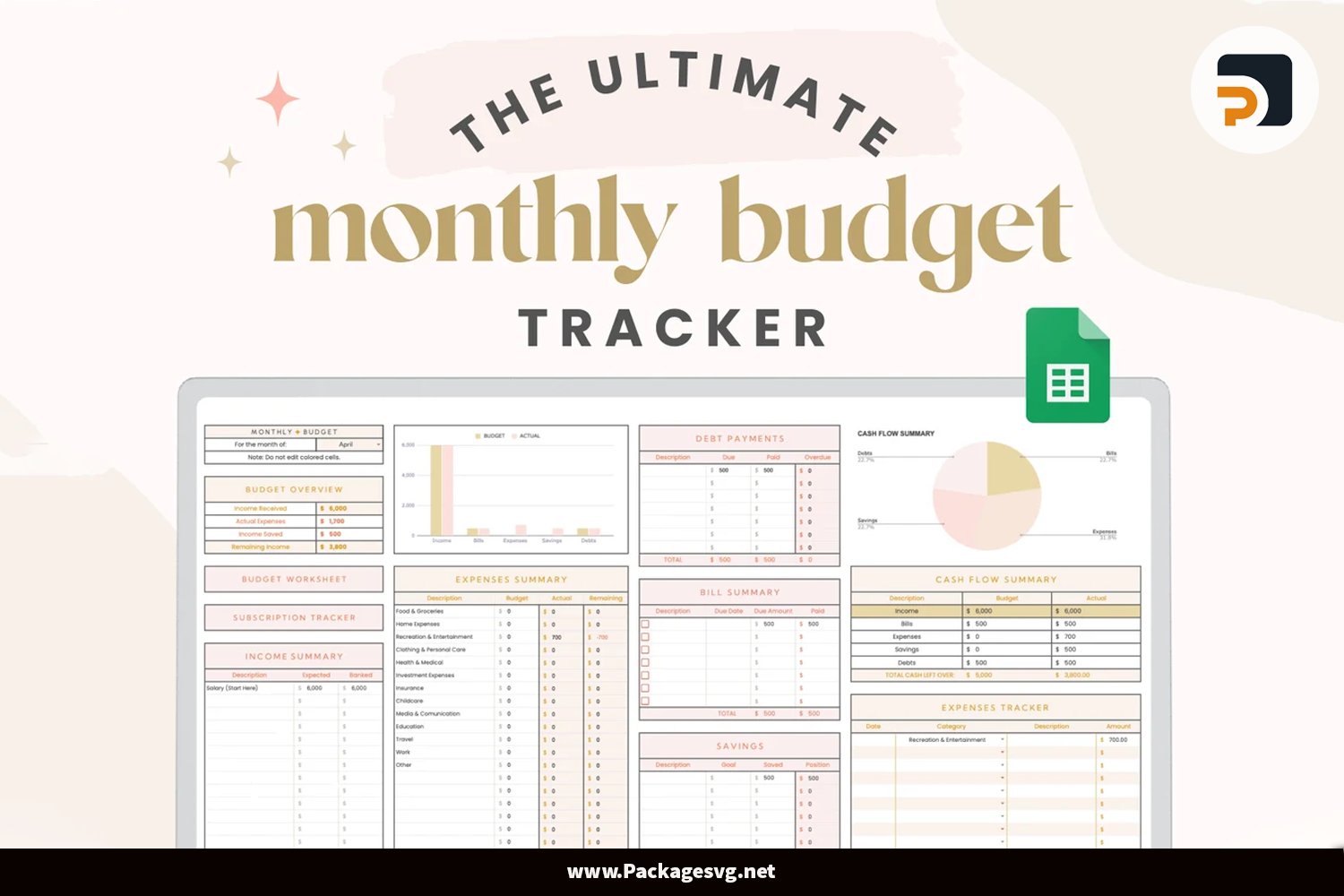 The Ultimate Monthly Budget Tracker