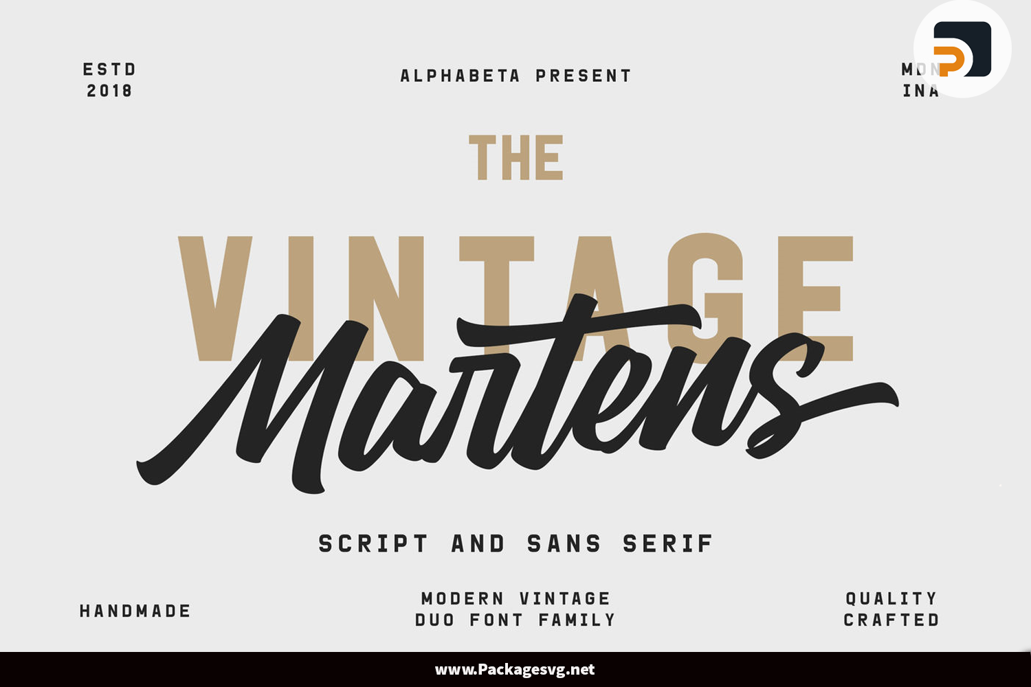 The Vintage Martens Script Font
