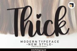 Thick Font OTF File Digital Download LCY5S5W9|||