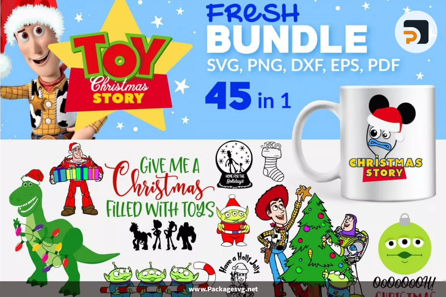 Toy Story Bundle SVG PNG EPS DXF PDF