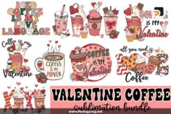 Valentine Coffee Sublimation Bundle