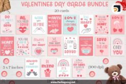 Valentines Day Cards Bundle
