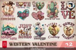 Western Valentine Sublimation Bundle