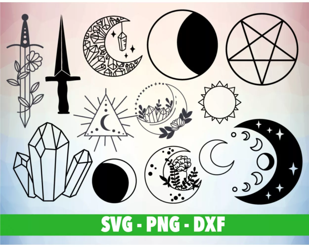 100+ Designs Halloween SVG PNG DXF Digital Download||