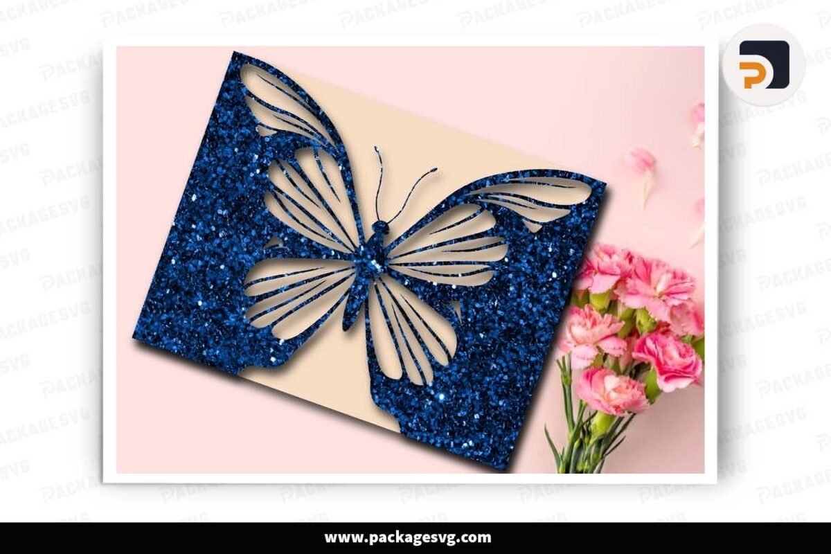 Butterfly Laser Cut Invitations Cards Free Download