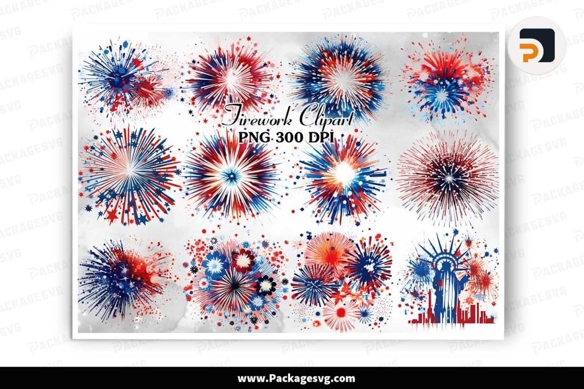 Fireworks Sublimation Clipart Bundle Free Download