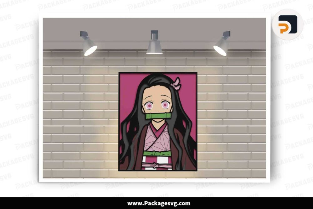 Anime Princess Multilayer SVG Laser Cut File LKQ8HKOA