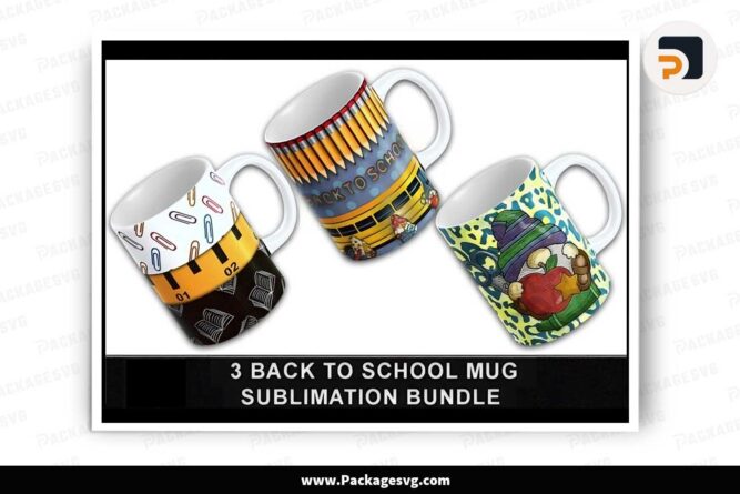 Back to School Mug Sublimation Bundle LKC2ZE31