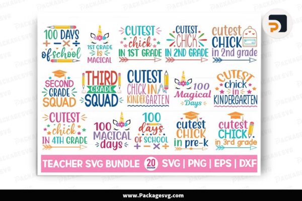 School SVG Bundle, 20 Shirt Designs Free Download