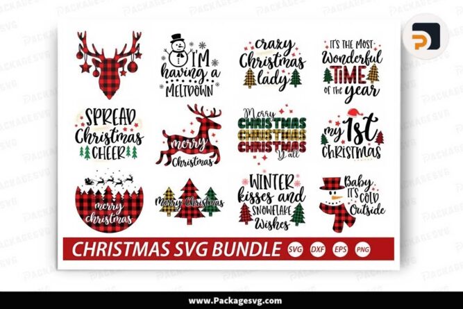 Christmas Ornament SVG Bundle, 12 Home Decor Designs LLN6N9IQ