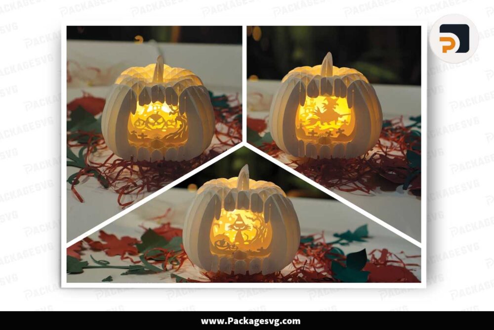Halloween Pumpkin Pop Up Bundle, SVG File For Cricut LLUPVI3W