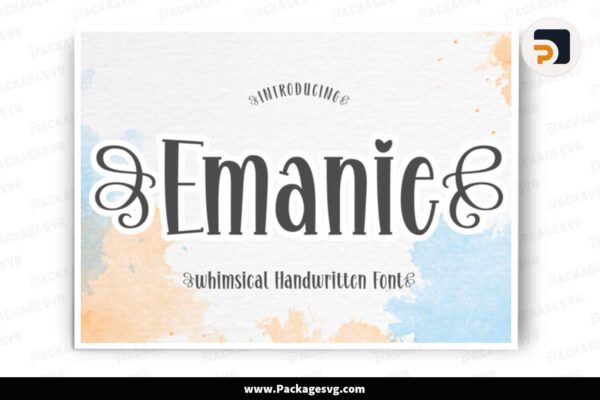Emanie Font, OTF File Free Download