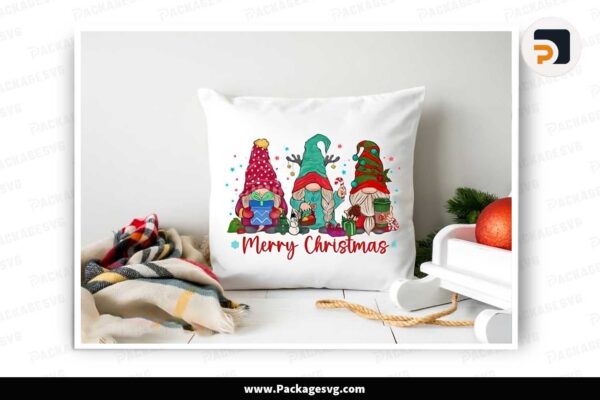 Happy Gnomes Sublimation PNG, Merry Christmas Design Free Download