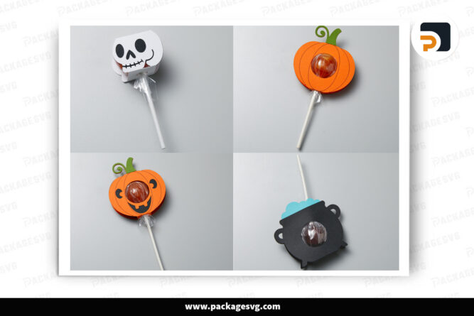Lollipop Halloween Holder SVG, Digital Designs LNJSSD8D