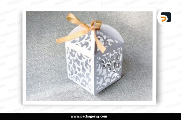 Wedding Favor Box SVG Paper Cut Free Download