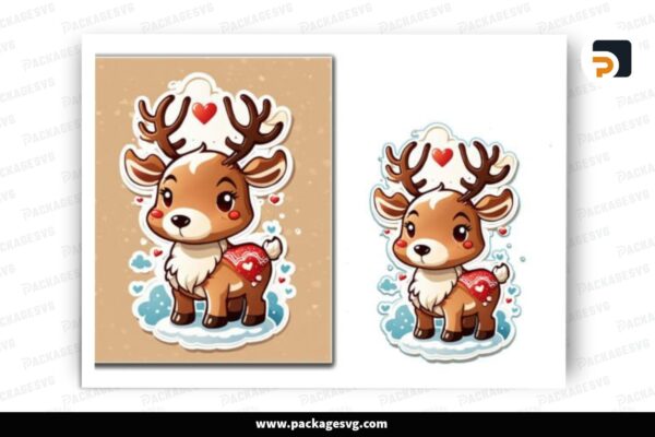 Cute Reindeer Sublimation Free Download