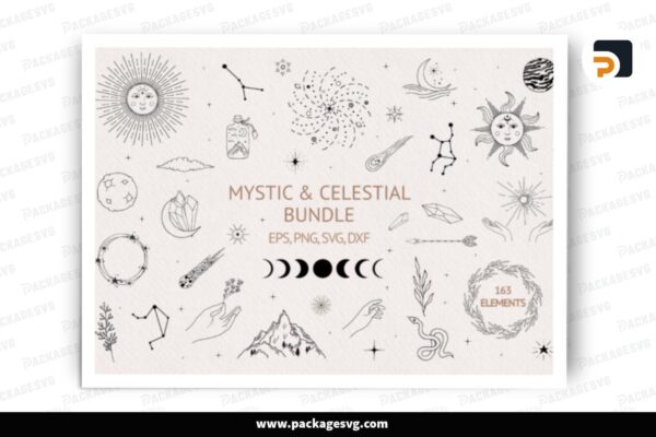 Mystic And Celestial SVG Bundle Free Download