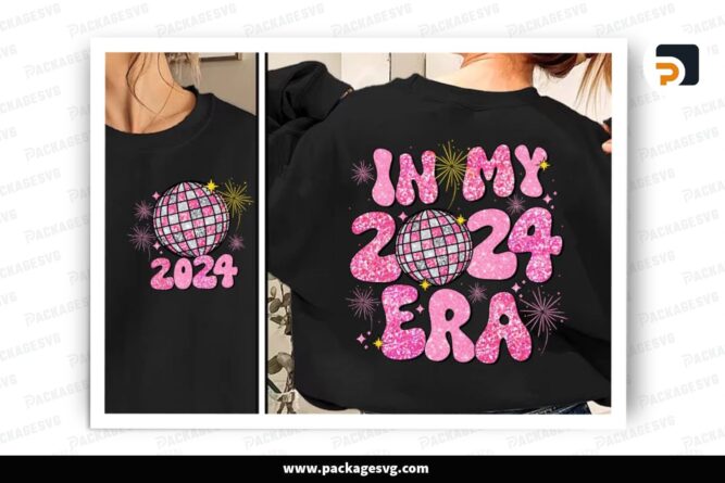 In My 2024 Era Glitter Sequins, New Year PNG Sublimation Design (2)