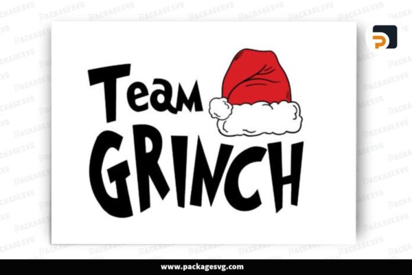 Team Grinch, Christmas SVG Design Free Download