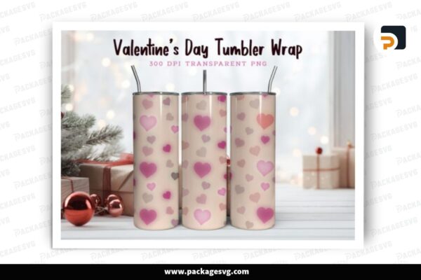 Cute Valentines Sublimation, 20oz Skinny Tumbler Wrap Free Download