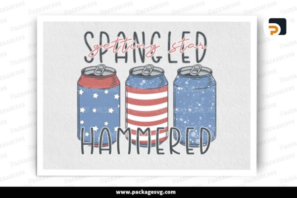 Getting Star Spangled, PNG Sublimation Design Free Download 1